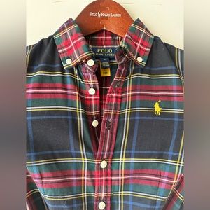 Ralph Lauren
Girl's Junia Plaid-Print Shirt Dress, Size 10